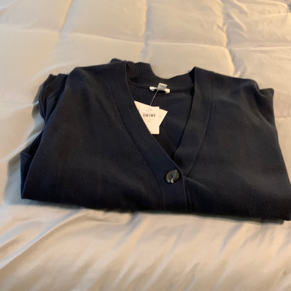 New JJill patch pocket sweater